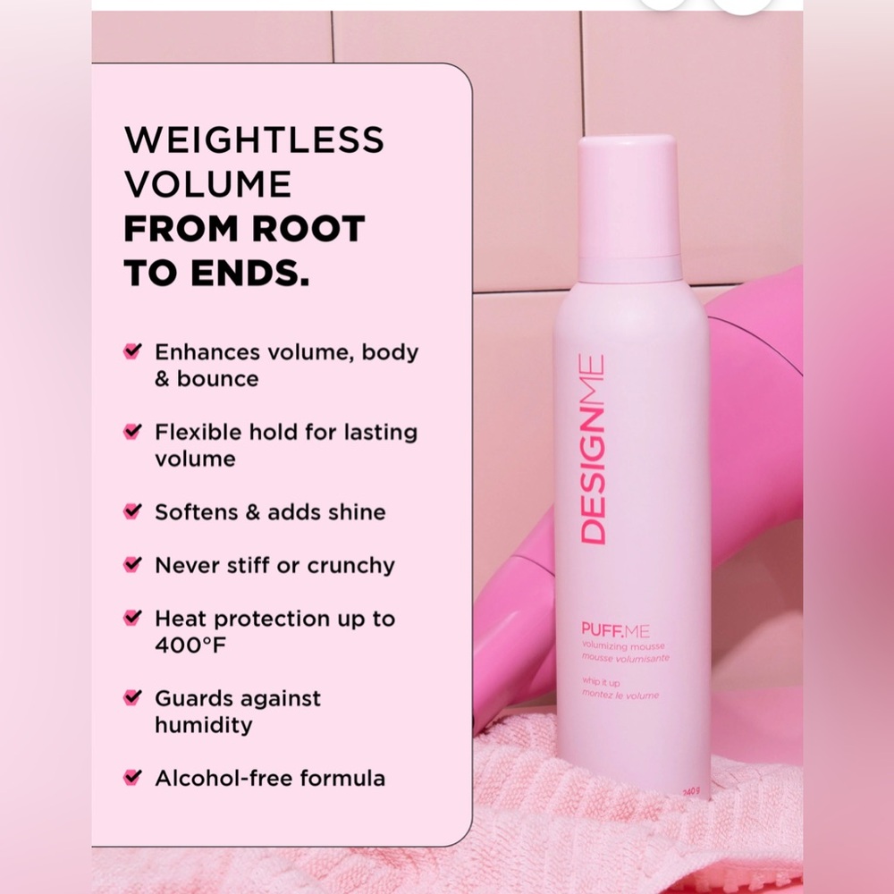 Design.Me Puff.Me Volumizing Mousse - Picture 3 of 7